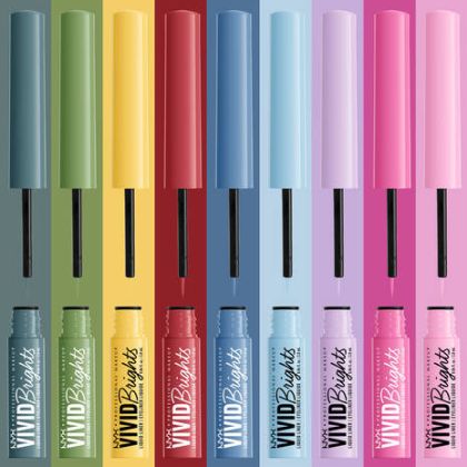 Дълготрайна цветна очна линия NYX Professional Makeup Vivid Brights Liquid Mat