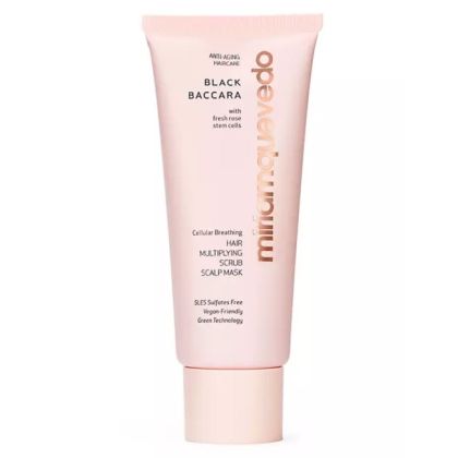 Детоксикираща скраб за коса с розова глина Miriam Quevedo Black Baccara Cellular Breathing Multiplying Scrub Scalp Mask 200ml