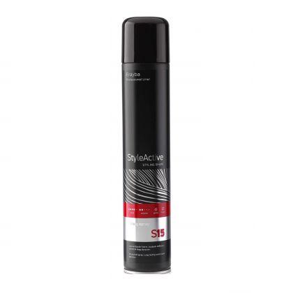 Спрей за коса със силна фиксация и неотразим блясък Erayba Style Active S15 strong spray 500 ml