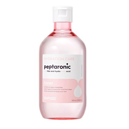 Тонер за лице с пет вида хиалуронова киселина и шест вида пептиди SNP Prep Peptaronic Toner 320 ml