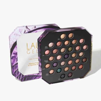 Луксозна палитра от 31 многоцветни сенки за очи в деликатни тонове Laura Geller The Ultimate Palette Sensational Soirée