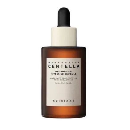 Ампула за лице с Азиатска центела, Lactobacillus, серамиди, пантенол и ниацинамид Skin1004 Madagascar Centella Probio-Cica Intensive Ampoule 50 ml