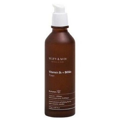 Изсветляващ тонер с витамин B5 и бифида фермент Mary&May Vitamin B5+Bifida Toner 120 ml