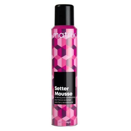 Безтегловна пяна за обем и блясък на косата Matrix Setter Mousse 232ml