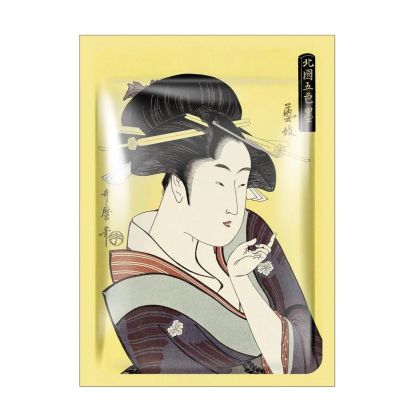 Стягаща и изглаждаща маска за лице с витаминен комплекс и Lithospermum Mitomo UKIYO-E Vitamin + Lithospermum Facial Essence Mask