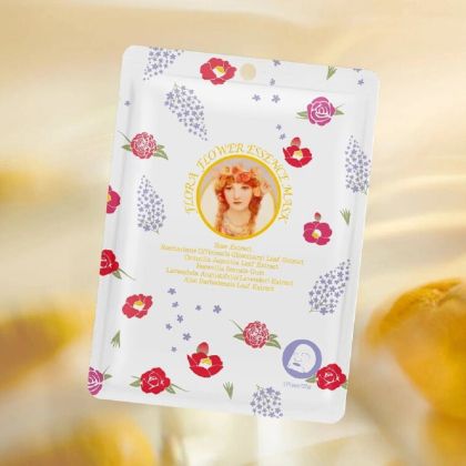 Успокояваща и възстановяваща маска Mitomo Goddess Flora Flower Essence Mask 
