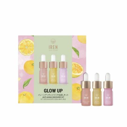 Комплект мини серуми за анти-ейдж грижа IRÉN Shizen Glow Up Anti-Aging Discovery Kit 3 х 5 ml