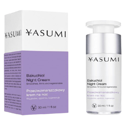 Ревитализиращ нощен крем против бръчки Yasumi Bakuchiol Line Bakuchiol Night Cream 30 ml
