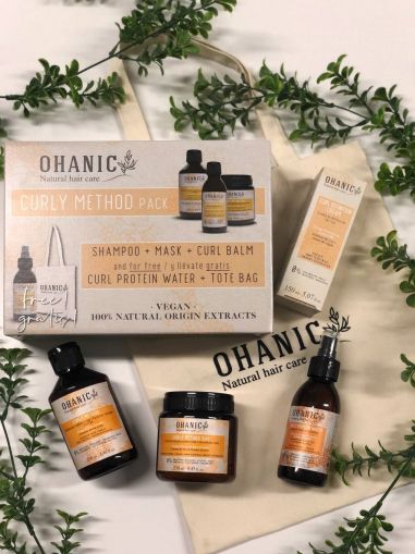 Подаръчен комплект за вълшебна къдрава коса Ohanic Curly Method Set