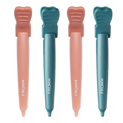 Щипки за фиксация и стилизиране на коса Fromm Soft Matte Gator Clips 4-pack - pink/blue