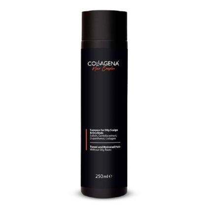 Шампоан за мазни корени и сухи краища Collagena Hair Complex Shampoo 250 ml