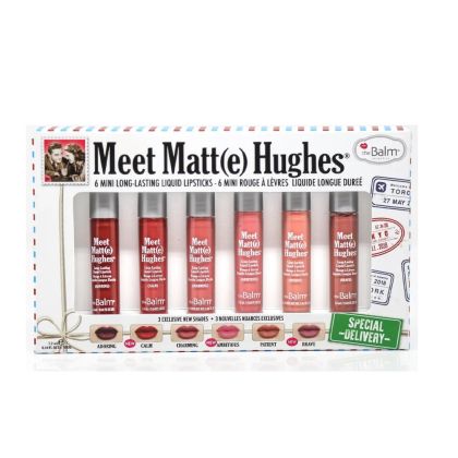 Комплект дълготрайни течни мини червила theBalm Meet Matte Hughes Mini Kit Special Delivery