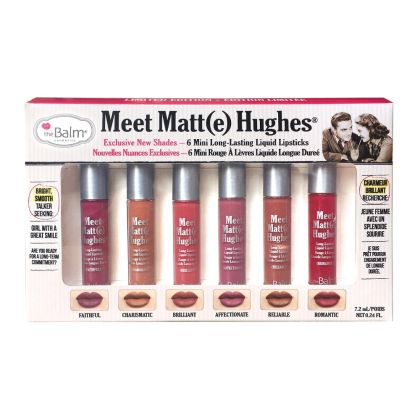 Комплект дълготрайни течни мини червила theBalm Meet Matt(e) Hughes vol.2