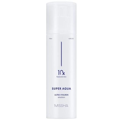 Хидратираща емулсия за мазна кожа  с 10 вида хиалуронова киселина Missha Super Aqua Ultra Hyalron Emulsion 130 ml