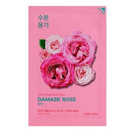 Озаряваща лист маска за лице с Дамаска роза Holika Holika Pure Essence Mask Sheet - Damask Rose 20 ml 