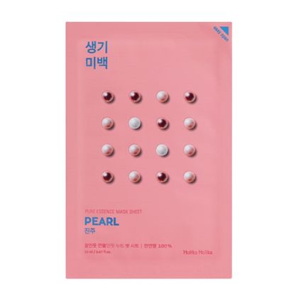Озаряваща лист маска за лице с екстракт от перли Holika Holika Pure Essence Mask Sheet – Pearl 20 ml 