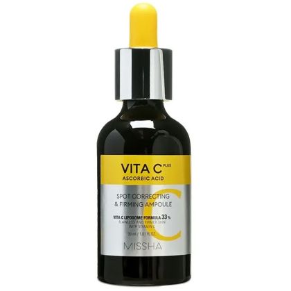 Серум-ампула с витамин C за изравнява тена и лифтинг ефект Missha Vita C Plus Spot Correcting & Firming Ampoule 30ml