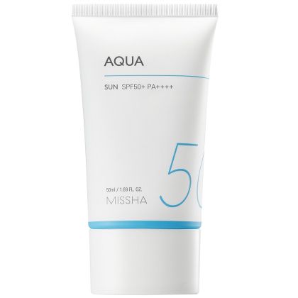 Слънцезащитен крем за лице и шия със слънцезащитен фактор SPF50/PA+++ Missha All Around Safe Block Aqua Sun Gel 50ml