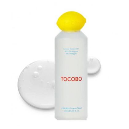 Веган лимонов тоник за лице с AHA и BHA Tocobo Aha Bha Lemon Toner 150 ml