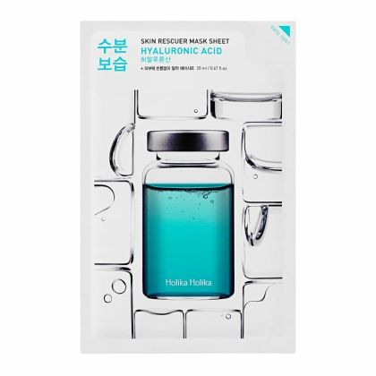 Овлажняваща анти-ейдж лист маска с хиалуронова киселина и керамиди Holika Holika Skin Rescuer Mask Sheet - Hyaluronic Acid 20 ml 