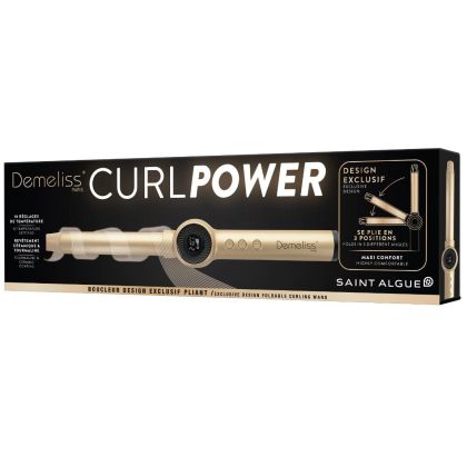 Маша за коса с керамично и турмалиново покритие Demeliss Curl Power 25 mm