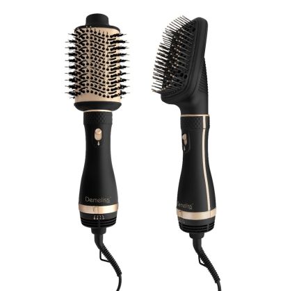2 в 1 четка за издухване и обем с керамично и турмалиново покритие Demeliss Air Brush Volume & Style