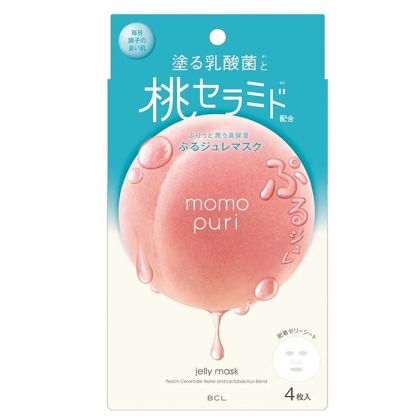 Хидратиращи гел лист маски за подхранена и еластична кожа Momopuri Jelly Mask 4х22ml