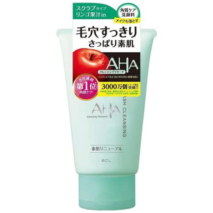 Нежна измивна скраб против акне и тъмни петна Momopuri AHA Cleansing Research Wash Cleansing 120g