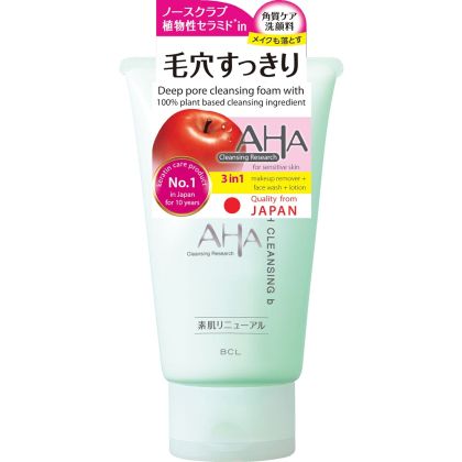 Нежна измивна пяна против акне и тъмни петна Momopuri AHA Cleansing Research Wash Cleansing 120g