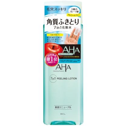 Почистващ пилинг лосион с AHA и BCL за сияйна и чиста кожа Momopuri AHA Cleansing Research Peeling Lotion 200ml