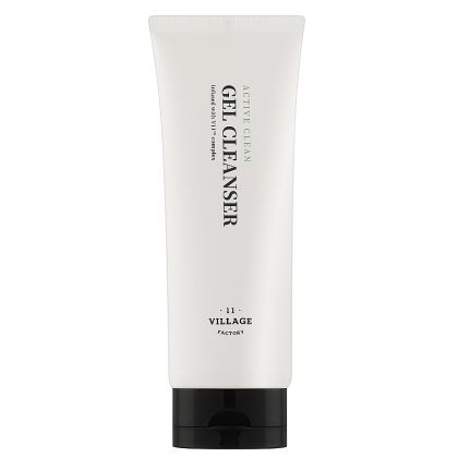 Дълбоко измивен гел за мазна кожа, склонна към акне с AHA и BHA Village 11 Factory Active Clean Gel Cleanser 100ml