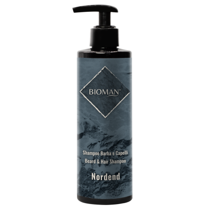 Натурален омекотяващ шампоан за коса и брада Biobotanic Care Bioman Nordend Beard & Hair Shampoo 250 ml