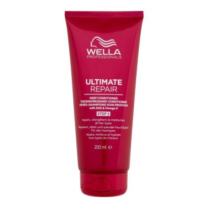Балсам за възстановяване на увредена късаща се коса Wella Professionals Ultimate Repair Conditioner 200ml