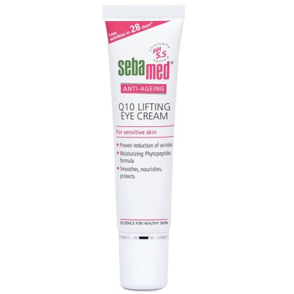 Околоочен крем против фини линии и бръчки Sebamed Anti-ageing Q10 Lifting Eye Cream 15ml