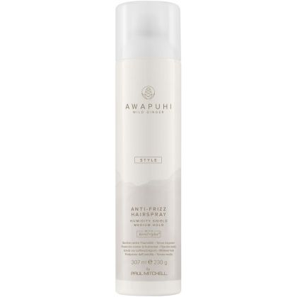 Луксозен лак за коса със средна фиксация и защита от влажност Paul Mitchell Awapuhi Wild Ginger Style Anti-Frizz Hairspray 307ml