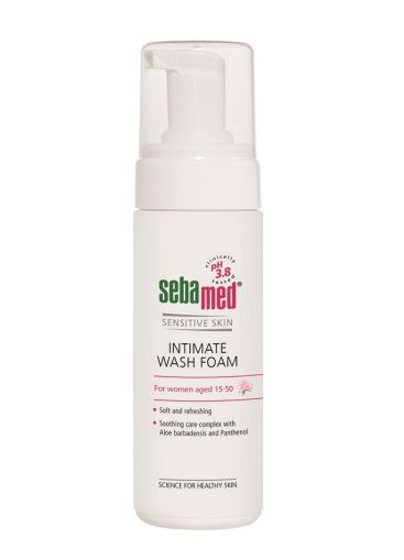 Интимна пяна с екстракт от алое барбаденсис SebaMed Intimate Wash Foam 150 ml