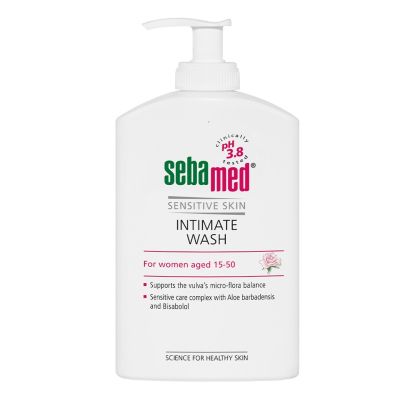 Интимен душ гел без сапун с помпа SebaMed Intimate Wash 200 ml
