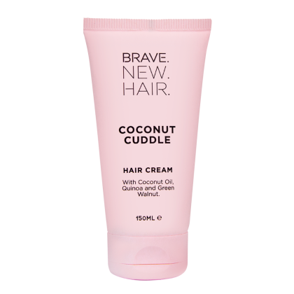 Натурален хидратиращ крем за блясък и защита на косата Brave New Hair Cuddle Hair Cream 150 ml