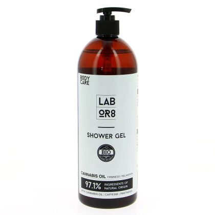 Натурален душ гел с конопено масло Labor8 Hemp Shower Gel 1000 ml 