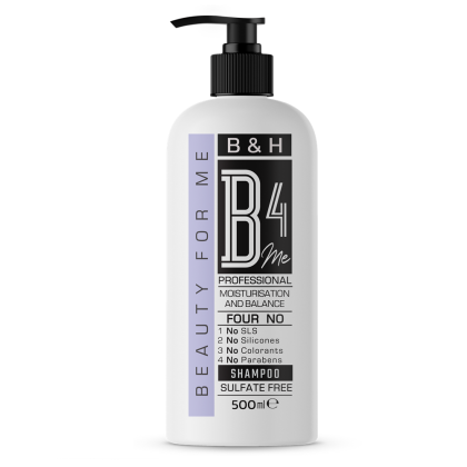 Безсулфатен шампоан за хидратиране на суха коса B4ME Moisturisation and Balance Shampoo 500ml