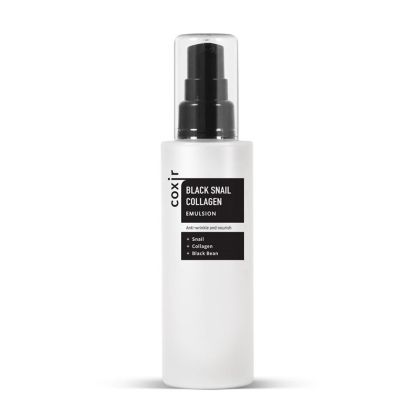 Колагенова емулсия с муцин от черен охлюв Coxir Black Snail Collagen Emulsion 100 ml