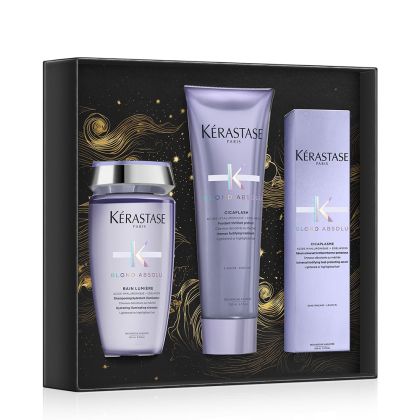 Лимитирана празнинчна кутия с грижа за руса коса Kerastase Blond Absolu Kit 2024