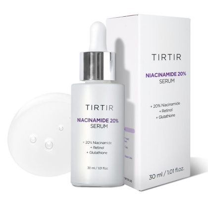 Нощен серум за изравняване на тена с 20% ниацинамид TIRTIR Niacinamide 20% Serum 30ml