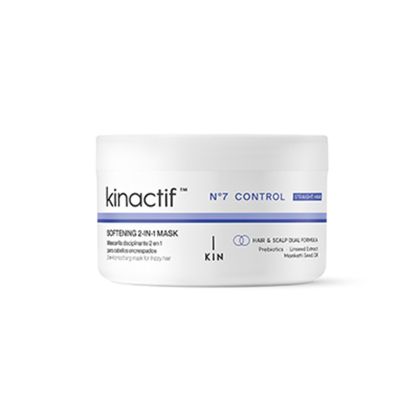 Маска за елиминиране на къдренето Kin Cosmetics KinActif Control Softening 2 in 1 Mask 200 ml  