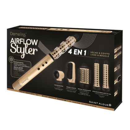 4 в 1 маша, сешоар и четки за издухване DEMELISS Airflow Styler 4 in 1