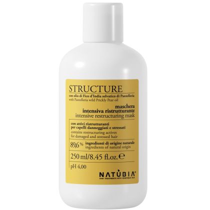 Възстановяваща маска за увредена коса Natubia Structure Intensive Restructuring Mask 250 ml