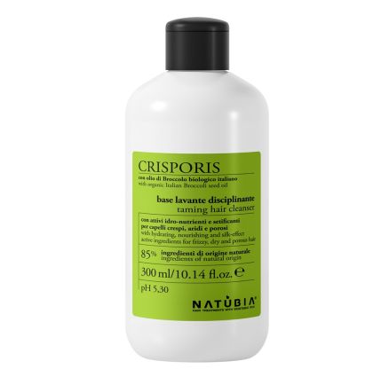 Хидратиращ шампоан за непокорна коса Natubia Crisporis Disciplining Cleansing Base for Frizzy-dry and Porous Hair 100 ml 