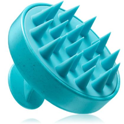 Четка за скалп с меки силиконови влакна за нежно ексфолиране Moroccanoil Scalp Massage Brush