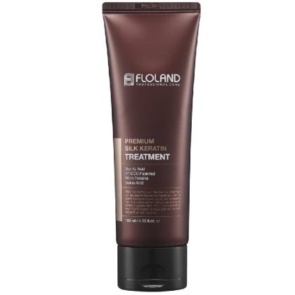 Премиум корейски балсам-маска първокласна грижа с копринен кератин Floland Premium Silk Keratin Treatment 120ml