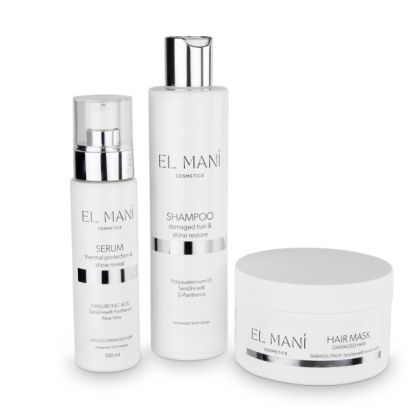 Комплект за суха и увредена коса склонна към накъсване и цъфтеж EL MANÍ Dry Hair